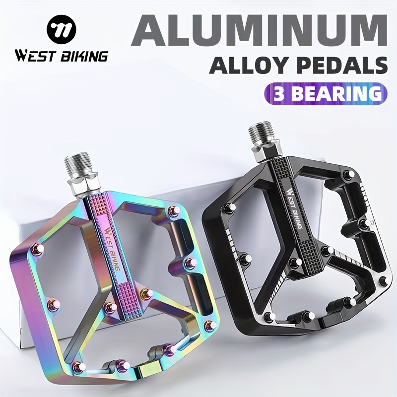 1 Pair Aluminum Alloy Pedals - 3-bearing, & Lightweight For Mtb And Road Bikes, With Hex Socket For , Bike Accessories
1 Pair Aluminum Alloy Pedals - 3-bearing, & Lightweight For Mtb And Road Bikes, With Hex Socket For , Bike Accessories