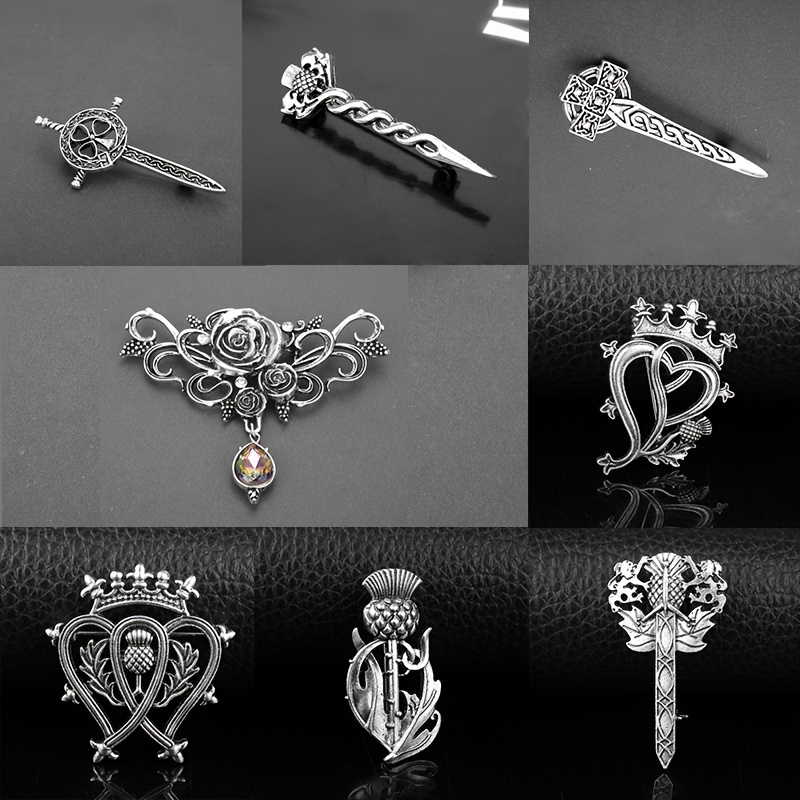 8 Pcs/set Ancient Battlefield Legend Surrounding Retro Celtic Knot Brooch, Pin Crown Heart Brooch, Rose Brooch Fashion Diamond Drop Brooch
8 Pcs/set Ancient Battlefield Legend Surrounding Retro Celtic Knot Brooch, Pin Crown Heart Brooch, Rose Brooch Fashion Diamond Drop Brooch