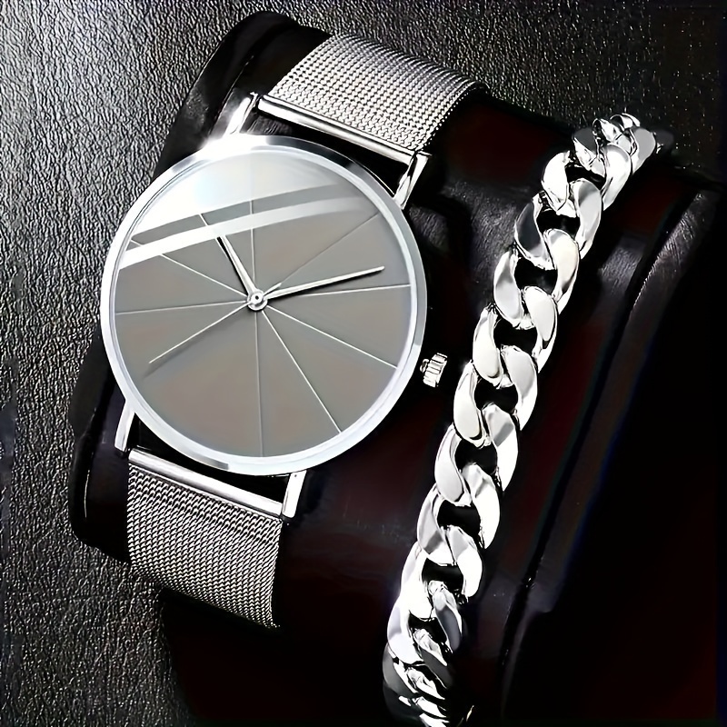 2pcs/set And Matching Bracelet- , , Steel , Suitable For -'s Day, 's Day, For Or Dad, Box Packaging
2pcs/set And Matching Bracelet- , , Steel , Suitable For -'s Day, 's Day, For Or Dad, Box Packaging