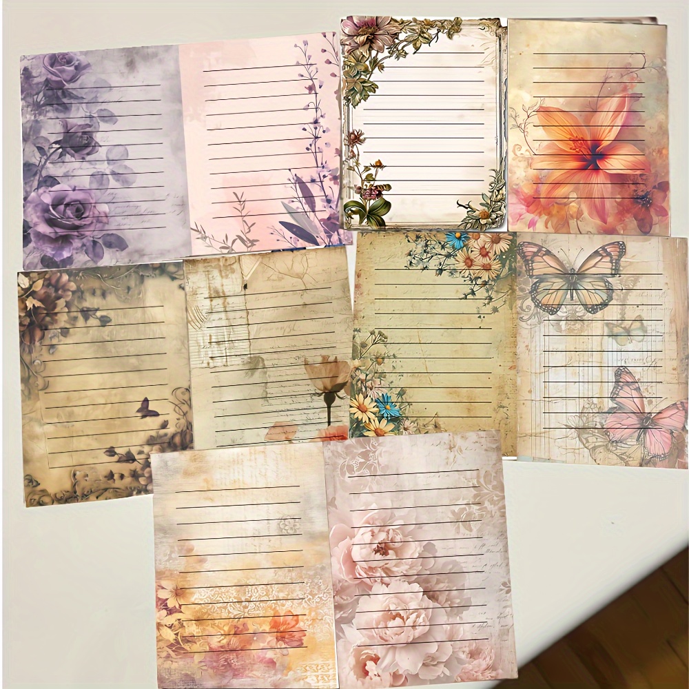 Vintage Floral Butterfly Stationery Paper - 12 Pack Decorative Writing Paper For Letters, Invitations, Notes, 8.5 X 11 Inch Letter Size, Premium Printer Friendly Paper
Vintage Floral Butterfly Stationery Paper - 12 Pack Decorative Writing Paper For Letters, Invitations, Notes, 8.5 X 11 Inch Letter Size, Premium Printer Friendly Paper