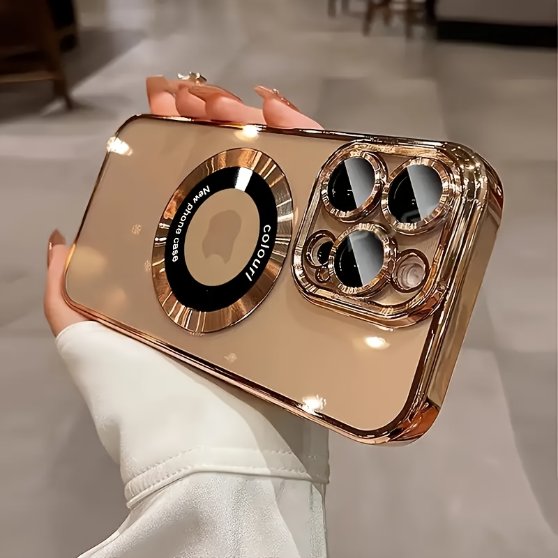 Clear Magnetic Phone Cover For Iphone Models 16, 15, 14, 13, 12, And 11 Pro , Featuring Protection Film.
Clear Magnetic Phone Cover For Iphone Models 16, 15, 14, 13, 12, And 11 Pro , Featuring Protection Film.