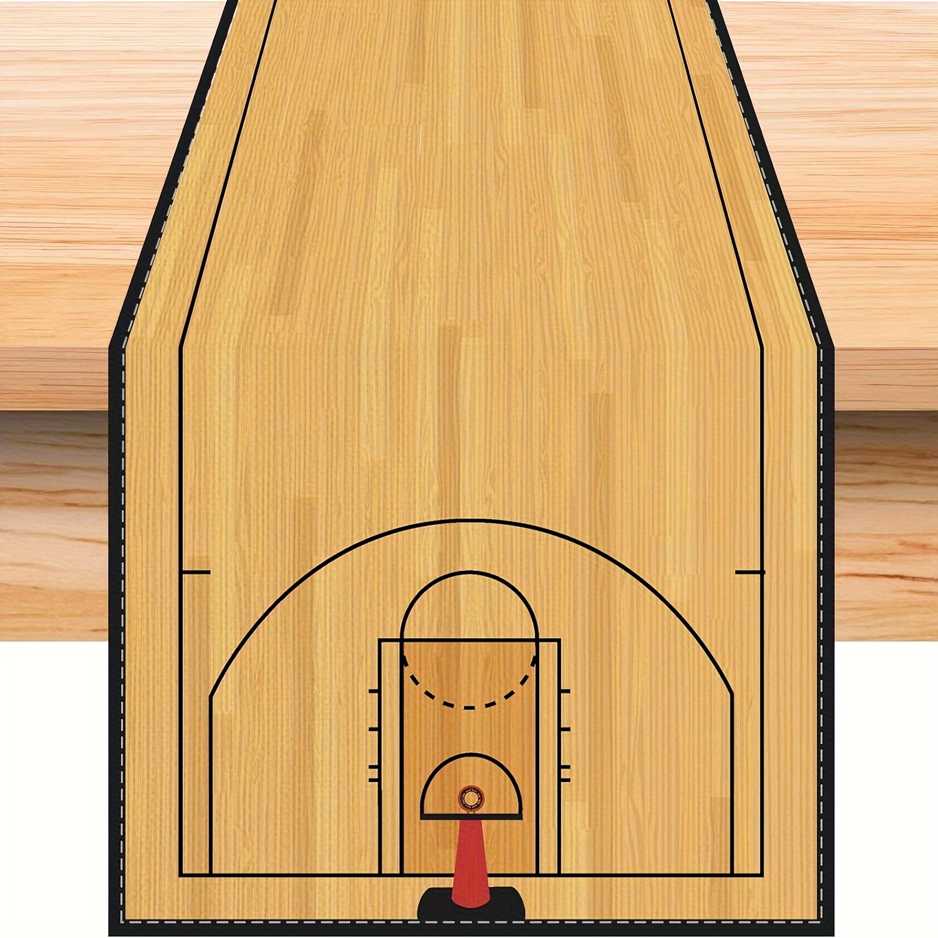 1pc Table Cloth, Basketball Table Runner, Rustic Wooden Design Polyester Table Runner, Durable & Wipe Clean Home Table Decor, For Indoor & Outdoor Decor, Home Supplies
1pc Table Cloth, Basketball Table Runner, Rustic Wooden Design Polyester Table Runner, Durable & Wipe Clean Home Table Decor, For Indoor & Outdoor Decor, Home Supplies