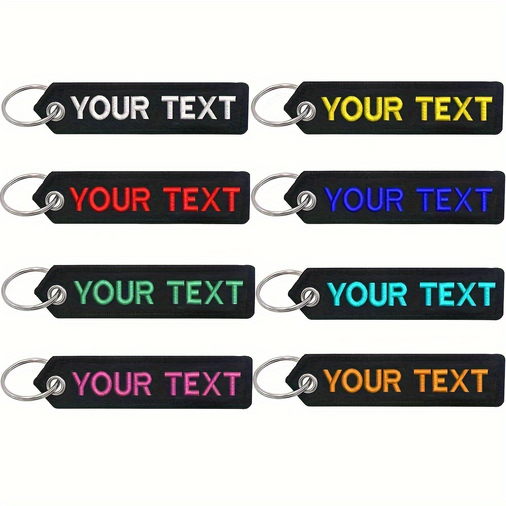 Embroidered Keychain, Double-sided Personalized Name Tag , For Motorcycles, Scooters, And Backpacks - - , Of 1
Embroidered Keychain, Double-sided Personalized Name Tag , For Motorcycles, Scooters, And Backpacks - - , Of 1
