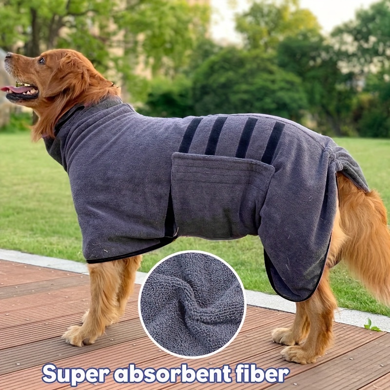 Pet Bath Robe, Absorbent Towel For Small, Medium, Large, And Extra Large Dogs, Quick-drying, Machine Washable
Pet Bath Robe, Absorbent Towel For Small, Medium, Large, And Extra Large Dogs, Quick-drying, Machine Washable