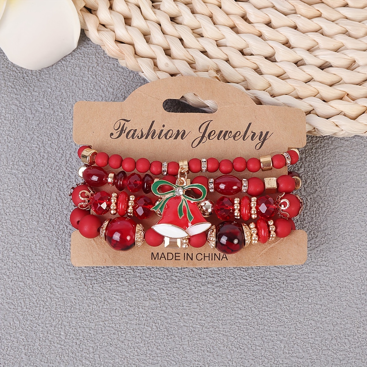 4pcs de bracelets pendentifs de de - de multicouches élastiques les fêtes d'année, perles de verre, placage - Polyvalent toutes les
4pcs de bracelets pendentifs de de - de multicouches élastiques les fêtes d'année, perles de verre, placage - Polyvalent toutes les