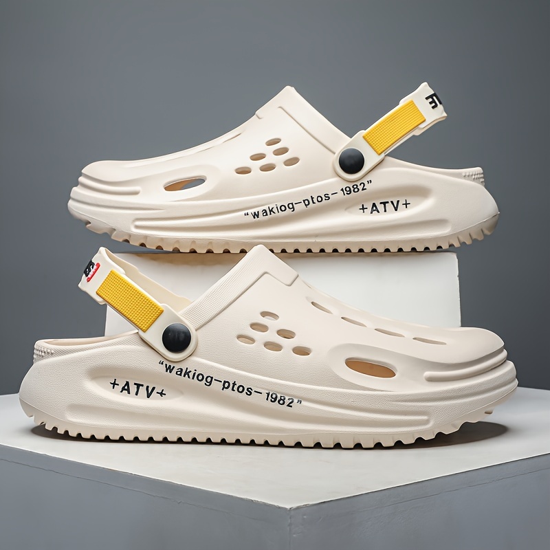 Trendy Hollow Out Design Clogs, Casual Slip On Garden Shoes, Comfortable Beach Shoes For Women & Men
Trendy Hollow Out Design Clogs, Casual Slip On Garden Shoes, Comfortable Beach Shoes For Women & Men