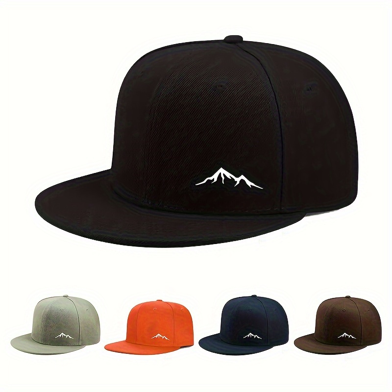 Men's Street Style Hip-hop Flat Brim Hat With Mountain View Design - Polyester, Hand Washable
Men's Street Style Hip-hop Flat Brim Hat With Mountain View Design - Polyester, Hand Washable