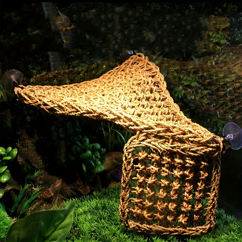 Reptile Hammock For Bearded Dragons, Hermit Crabs, Climbing Toy - Durable Linen For Habitat Decor
Reptile Hammock For Bearded Dragons, Hermit Crabs, Climbing Toy - Durable Linen For Habitat Decor