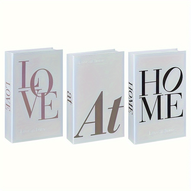 3-piece Luxury Set - Decorative Simulation Books With Storage, Perfect For Coffee Tables, Home & Wedding Decor Decorative Books For Home Decor
3-piece Luxury Set - Decorative Simulation Books With Storage, Perfect For Coffee Tables, Home & Wedding Decor Decorative Books For Home Decor