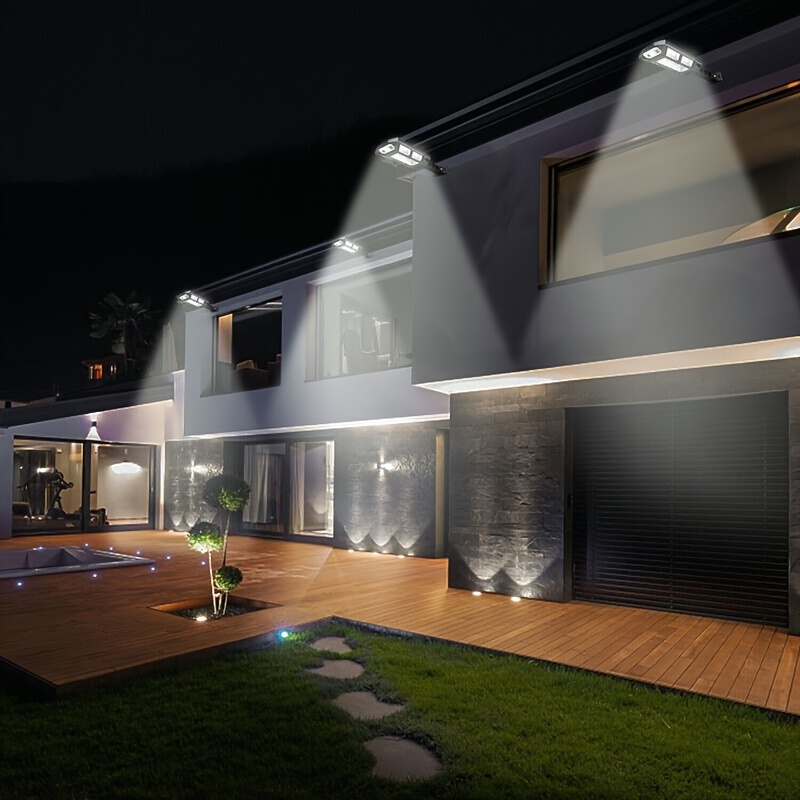 99000lm Solar Outdoor Lights, Motion Sensor Solar Powered Lights 3 With 43 Led Lamp Beads, Household Lights For Fence Yard Garden Patio Front Door 1pc
99000lm Solar Outdoor Lights, Motion Sensor Solar Powered Lights 3 With 43 Led Lamp Beads, Household Lights For Fence Yard Garden Patio Front Door 1pc