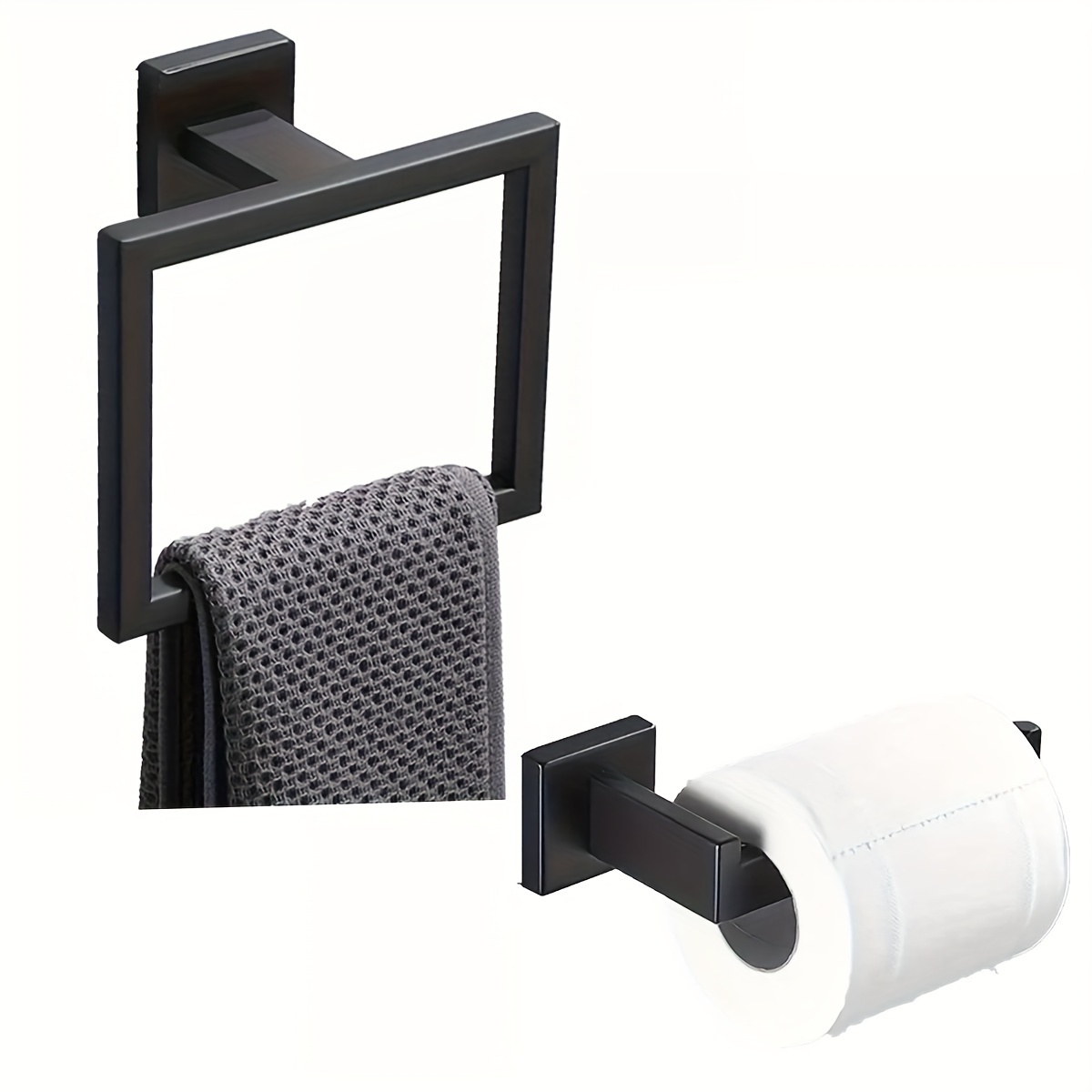 2pcs, Bathroom Supplies Set 2pcs, , Stainless Steel Towel Ring, Stainless Steel Toilet Paper Holder, Wall-mounted Accessories, Storage Rack Set, Christmas/halloween Gift
2pcs, Bathroom Supplies Set 2pcs, , Stainless Steel Towel Ring, Stainless Steel Toilet Paper Holder, Wall-mounted Accessories, Storage Rack Set, Christmas/halloween Gift