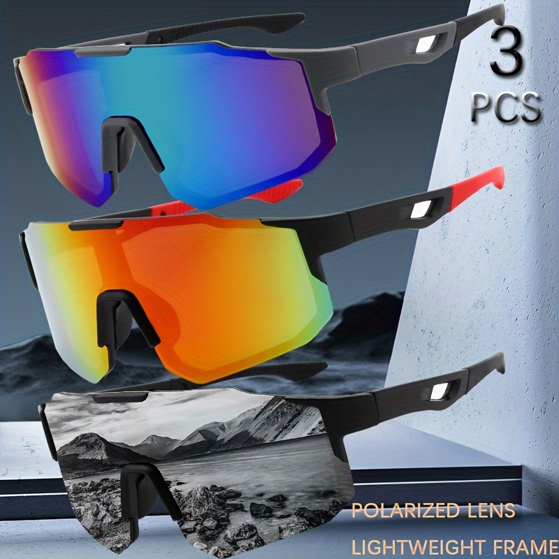 Yi Yan Vintage Sports Glasses 3-pack, Polarized Pc Lens Full Rim Eyewear For Fishing, Running, Climbing - Lightweight Frames, Decorative Glasses For Men & Women With Anti-fog Cloth
Yi Yan Vintage Sports Glasses 3-pack, Polarized Pc Lens Full Rim Eyewear For Fishing, Running, Climbing - Lightweight Frames, Decorative Glasses For Men & Women With Anti-fog Cloth