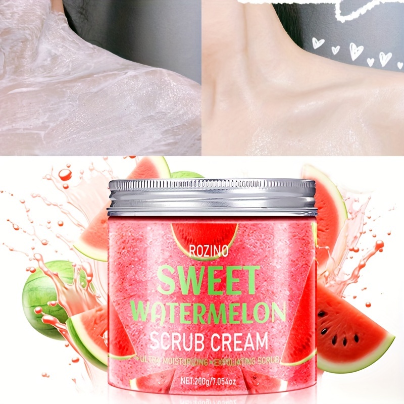 Sweet Watermelon Body Scrub - 200g, Gentle & Non-irritating, Moisturizing Sea Salt Formula With Vitamin E & Almond Oil For All Skin Types
Sweet Watermelon Body Scrub - 200g, Gentle & Non-irritating, Moisturizing Sea Salt Formula With Vitamin E & Almond Oil For All Skin Types