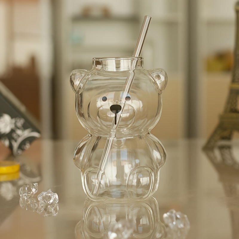 Cute Bear-shaped Glass Mug - High Borosilicate, Reusable Coffee & Milk Cup For Home Use, Hand Wash Only
Cute Bear-shaped Glass Mug - High Borosilicate, Reusable Coffee & Milk Cup For Home Use, Hand Wash Only