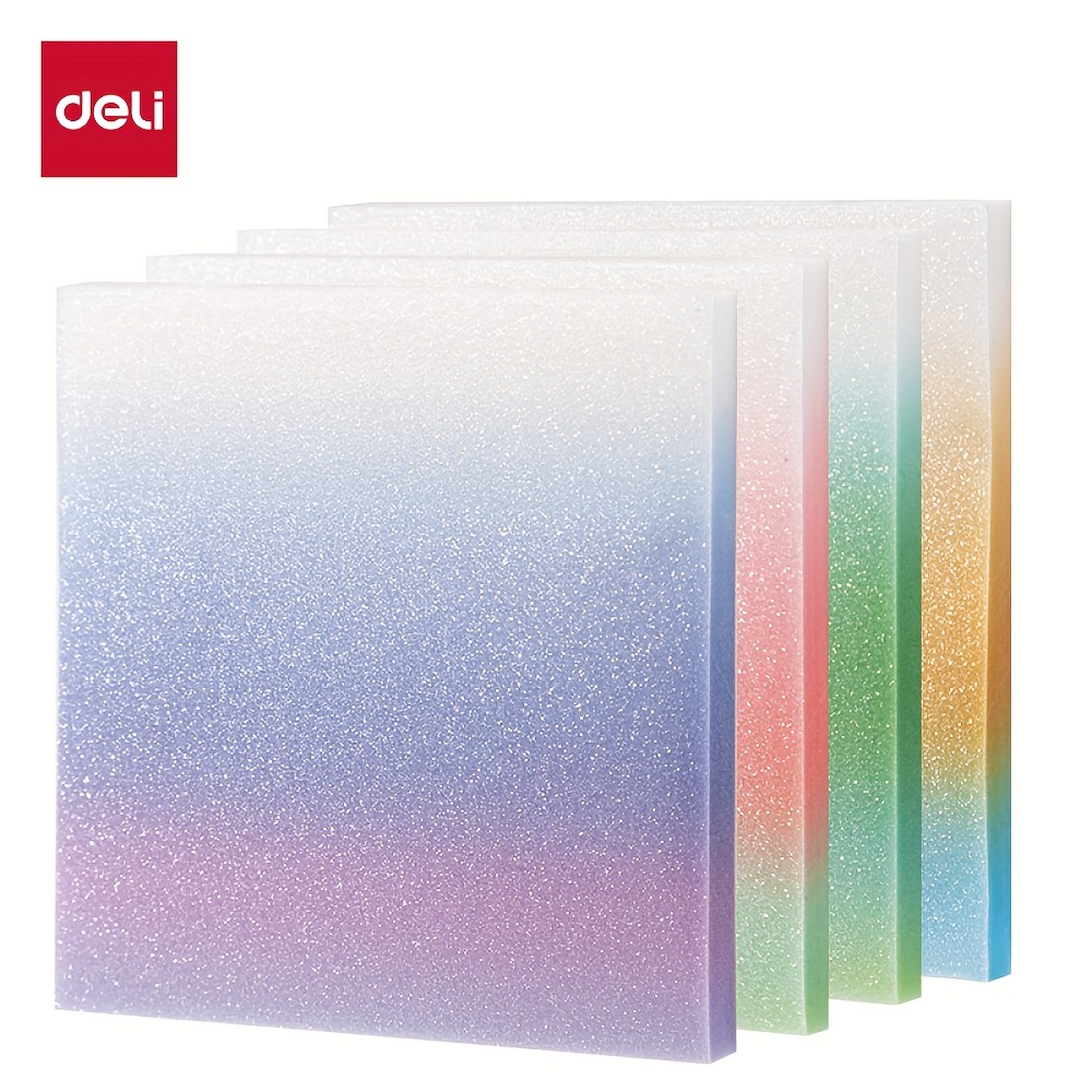 Bloc-notes Adhésifs Transparents en PET Étanches Deli de 50 Feuilles, Carrés pour Fournitures Scolaires et de Bureau
Bloc-notes Adhésifs Transparents en PET Étanches Deli de 50 Feuilles, Carrés pour Fournitures Scolaires et de Bureau
