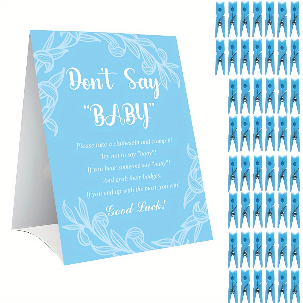 And 50 Clothespins, 's Shower Game, 's Shower , Clothespin Game - 's Gift Activity, Foldable , 's Party Game
And 50 Clothespins, 's Shower Game, 's Shower , Clothespin Game - 's Gift Activity, Foldable , 's Party Game