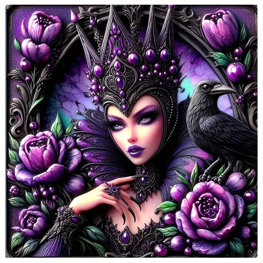Round Diamond Painting Kit - 50x50cm Purple Rose & Acrylic Mosaic Full Drill Embroidery For Home Wall Decor, Diy Craft Cross Stitch Set
Round Diamond Painting Kit - 50x50cm Purple Rose & Acrylic Mosaic Full Drill Embroidery For Home Wall Decor, Diy Craft Cross Stitch Set