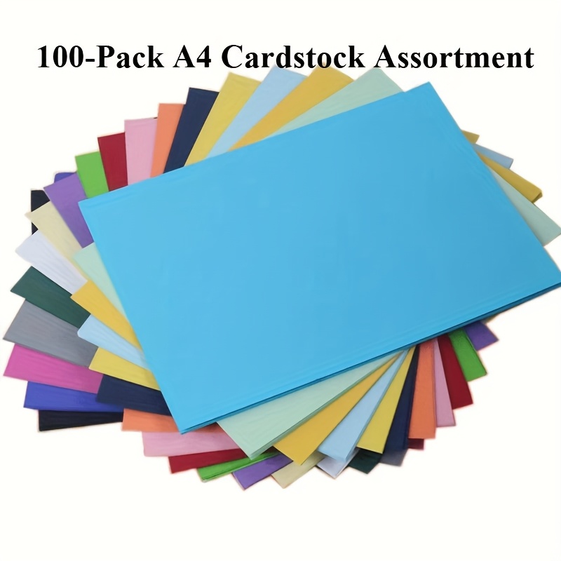 100pcs A4 Cardstock In Assorted - , -free & -free For Scrapbooking, Diy Crafts & Office Supplies
100pcs A4 Cardstock In Assorted - , -free & -free For Scrapbooking, Diy Crafts & Office Supplies
