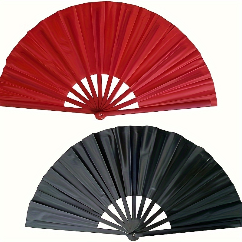 1pc Large Folding Fan Handheld Nylon Cloth Foldable Hand Fan Chinese Kung Fu Fan Tai Chi Handheld Fan Practice Fan Suitable For Performances, Decorations, Dances, Festivals, Party Gifts
1pc Large Folding Fan Handheld Nylon Cloth Foldable Hand Fan Chinese Kung Fu Fan Tai Chi Handheld Fan Practice Fan Suitable For Performances, Decorations, Dances, Festivals, Party Gifts