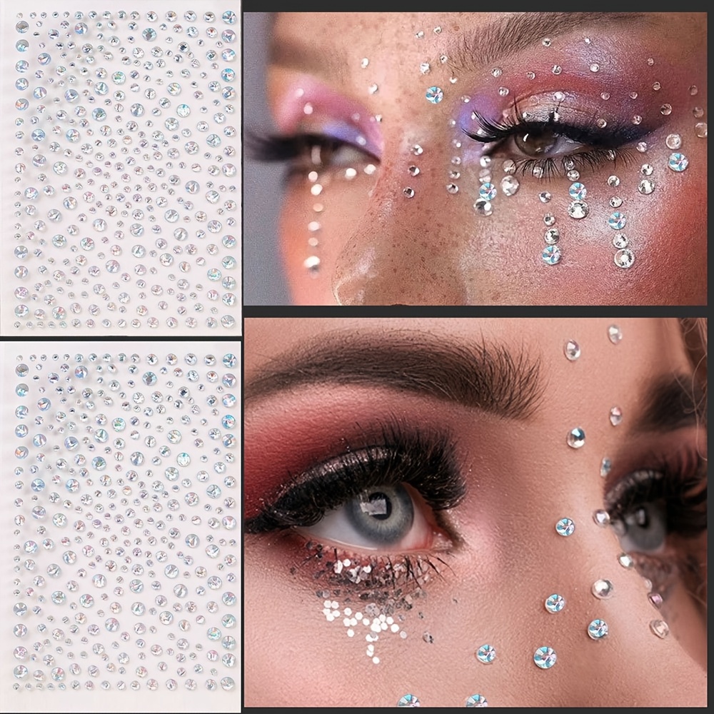 325pcs 3d Glitter Rhinestone Face & Eye Stickers For Diy Makeup, Stage, And Party Decoration – Sparkling Gemstones For Eye Accents
325pcs 3d Glitter Rhinestone Face & Eye Stickers For Diy Makeup, Stage, And Party Decoration – Sparkling Gemstones For Eye Accents