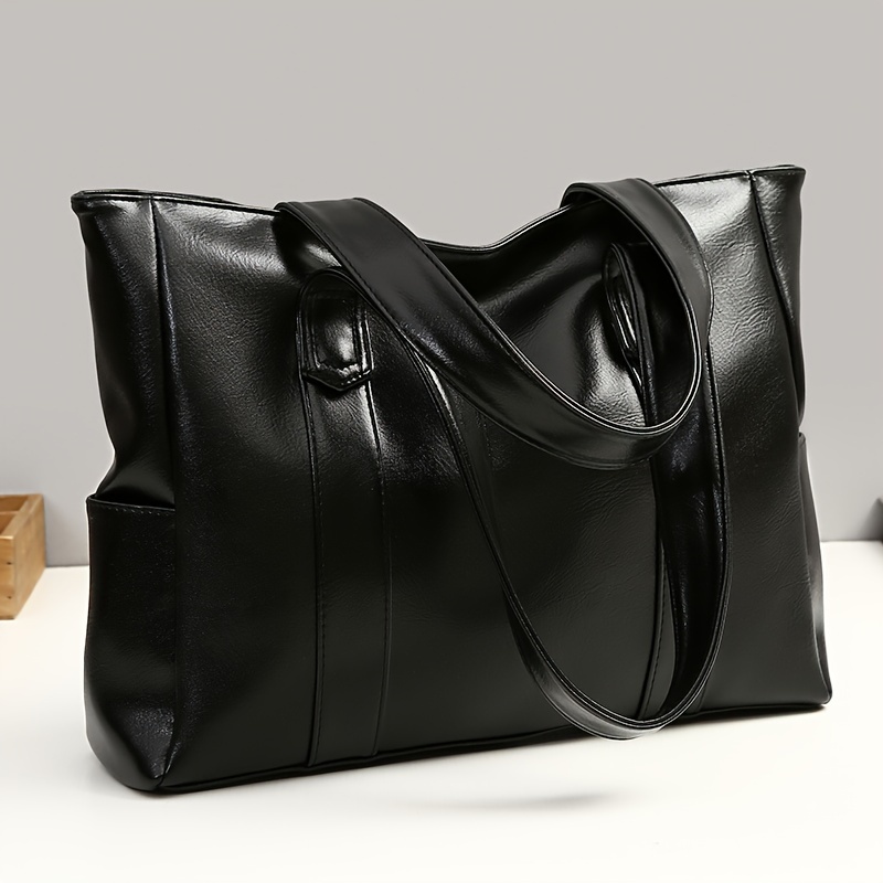 Minimalist Tote Bag For Women, Fashion Solid Color Shoulder Bag, Soft Pu Leather Handbag With Zipper
Minimalist Tote Bag For Women, Fashion Solid Color Shoulder Bag, Soft Pu Leather Handbag With Zipper