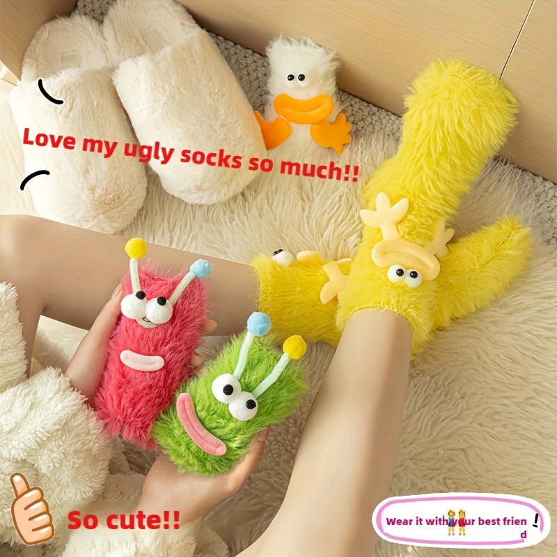 Chaussettes Douillettes et Mignonnes pour Couples - Peluche Chaude Ressemblant à la , Longueur , Parfaites pour le Confort
Chaussettes Douillettes et Mignonnes pour Couples - Peluche Chaude Ressemblant à la , Longueur , Parfaites pour le Confort