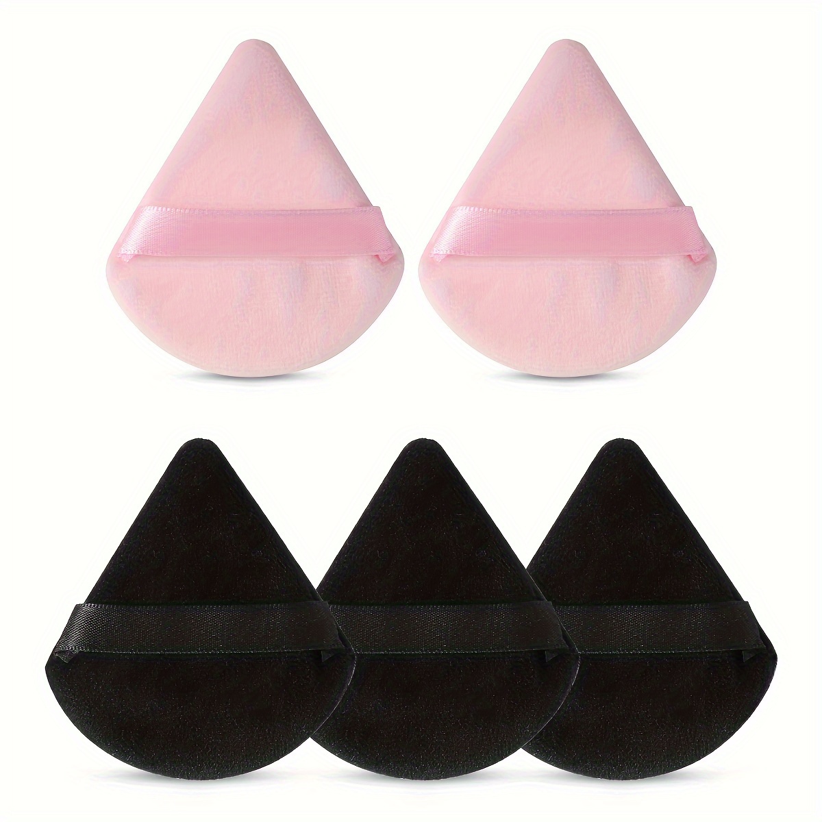 5pcs Soft Velour Triangle Powder Puffs: Flawlessly Apply Loose & Mineral Makeup, Oil-free & Pure Cotton
5pcs Soft Velour Triangle Powder Puffs: Flawlessly Apply Loose & Mineral Makeup, Oil-free & Pure Cotton