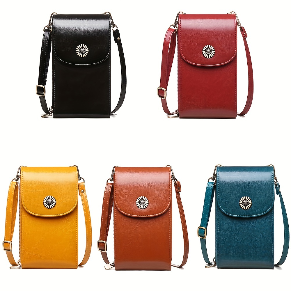 Genuine Leather Cell Phone Bag Crossbody Small Bag Shoulder Cell Phone Mini Vertical Cell Phone Wallet Coin Purse
Genuine Leather Cell Phone Bag Crossbody Small Bag Shoulder Cell Phone Mini Vertical Cell Phone Wallet Coin Purse