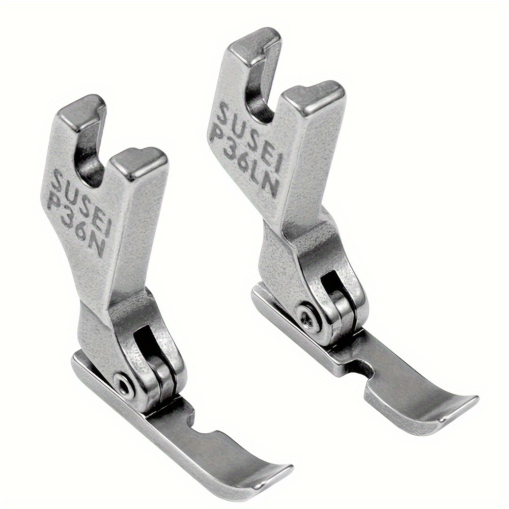 2 pièces de pieds presseurs à en P36N P36LN, compatibles les machines à coudre industrielles à aiguille unique Juki - argenté
2 pièces de pieds presseurs à en P36N P36LN, compatibles les machines à coudre industrielles à aiguille unique Juki - argenté