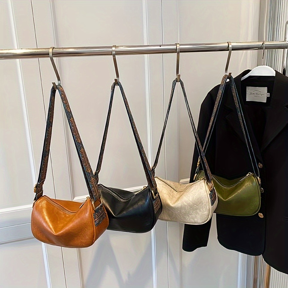 Chic Retro Bag For Women - Elegant Leather Shoulder & Crossbody Bag In Solid Colors With Zip Closure, Polyester Lining - In Light Brown, , Cream, Green, Black, Novelty Purse
Chic Retro Bag For Women - Elegant Leather Shoulder & Crossbody Bag In Solid Colors With Zip Closure, Polyester Lining - In Light Brown, , Cream, Green, Black, Novelty Purse