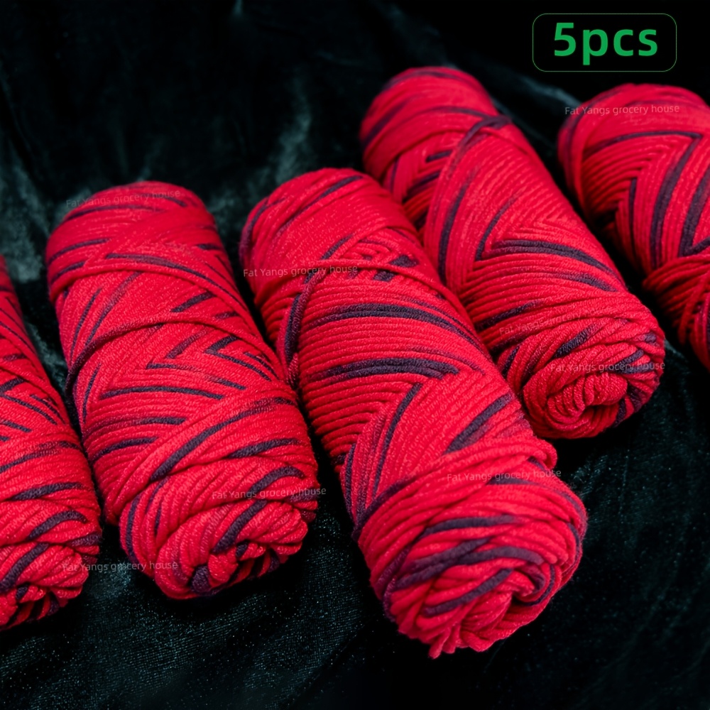 5pcs Variegated Acrylic Yarn, Marled Hand Knitting Thread, 8-strand Carpet Yarn For Punch Needle Crafting
5pcs Variegated Acrylic Yarn, Marled Hand Knitting Thread, 8-strand Carpet Yarn For Punch Needle Crafting