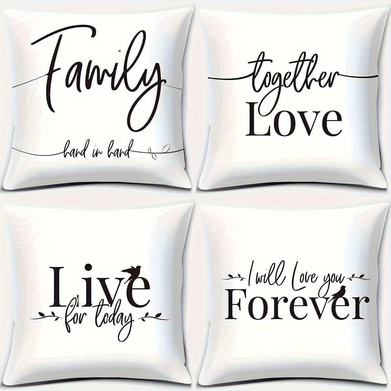 4-pack White Linen Throw Pillow Covers, 18x18 Inches, & , Zippered Cushion Cases For Bedroom, Sofa, Car, Home Decor, Hand Wash Only, Woven Cover
4-pack White Linen Throw Pillow Covers, 18x18 Inches, & , Zippered Cushion Cases For Bedroom, Sofa, Car, Home Decor, Hand Wash Only, Woven Cover