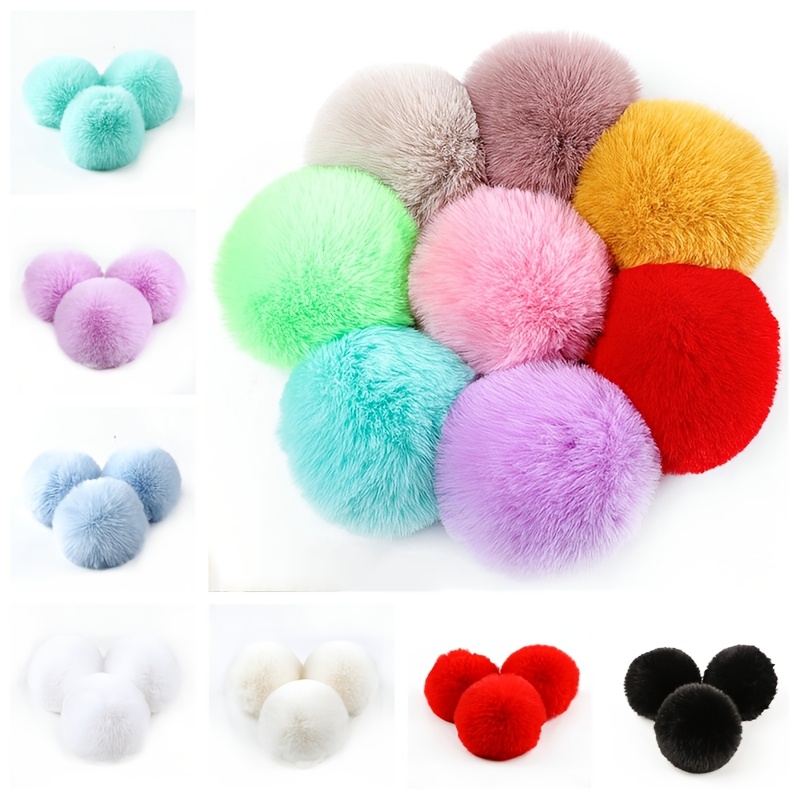 Lot de 3 pompons en fausse fourrure de lapin de 6 cm avec boucle élastique, polyester, couleurs assorties, pour chapeaux, portes-clés, écharpes, gants et sacs décoratifs
Lot de 3 pompons en fausse fourrure de lapin de 6 cm avec boucle élastique, polyester, couleurs assorties, pour chapeaux, portes-clés, écharpes, gants et sacs décoratifs