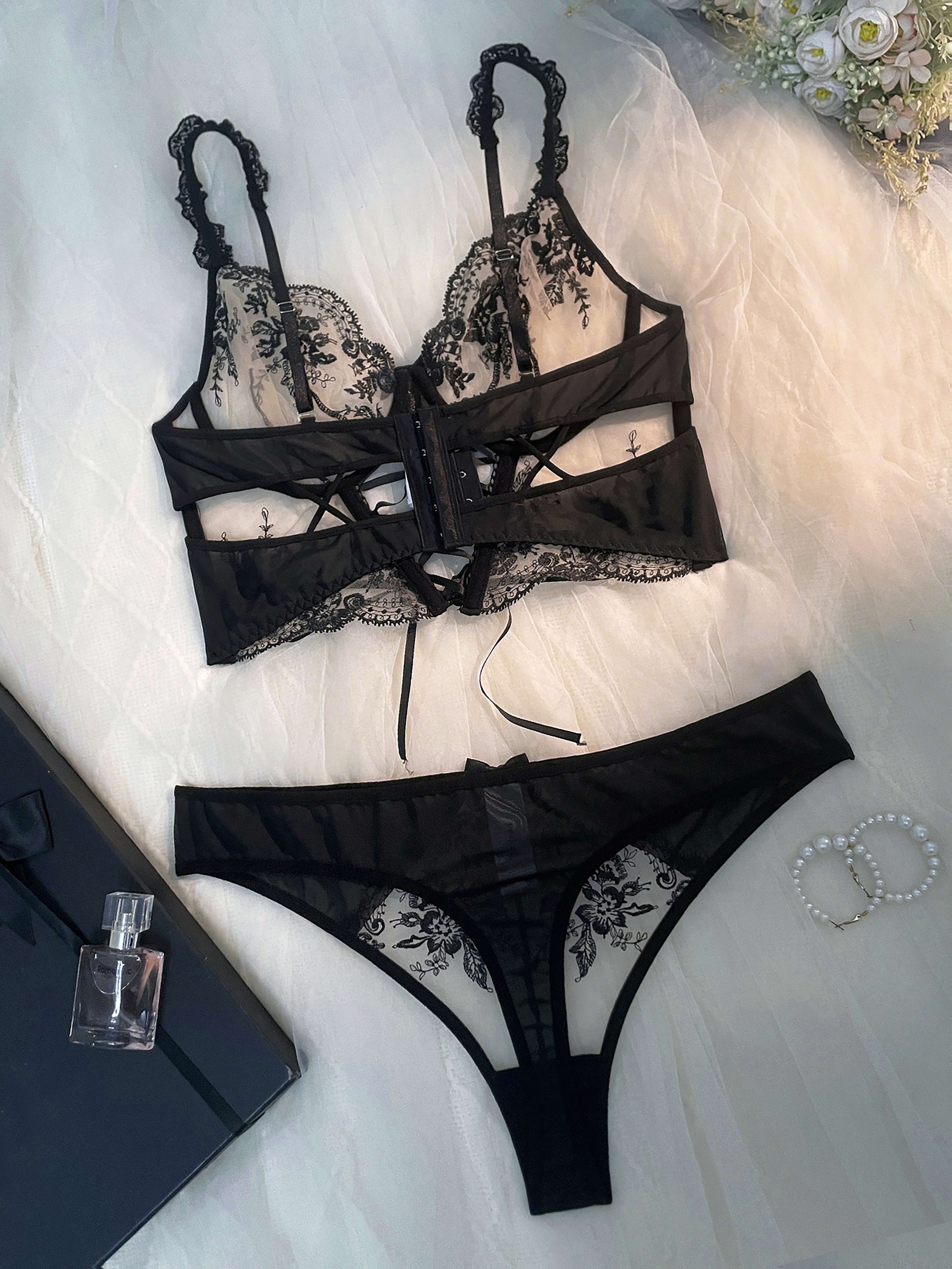 fd663fb1 60d7 4e0b a884 580a0779ae16 Plus Size Sexy Embroidered Lingerie Set