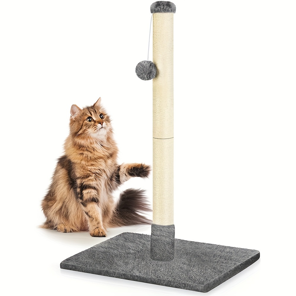 Cat Scratch Pole Tree, Suitable For Small And Large Cats, With A Vertical Cat Scratch Pole With A Sisal Rope And A Hanging Ball
Cat Scratch Pole Tree, Suitable For Small And Large Cats, With A Vertical Cat Scratch Pole With A Sisal Rope And A Hanging Ball