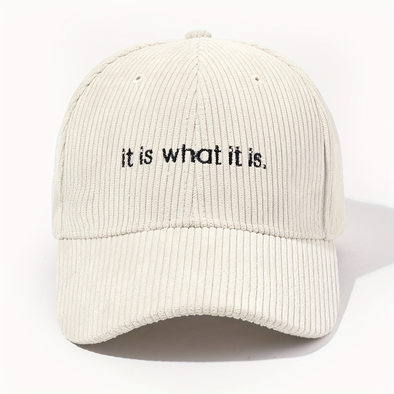 What Embroidery Baseball Slogan Casual Corduroy Sports Hat Lightweight Adjustable Dad Hats For Women Men
What Embroidery Baseball Slogan Casual Corduroy Sports Hat Lightweight Adjustable Dad Hats For Women Men