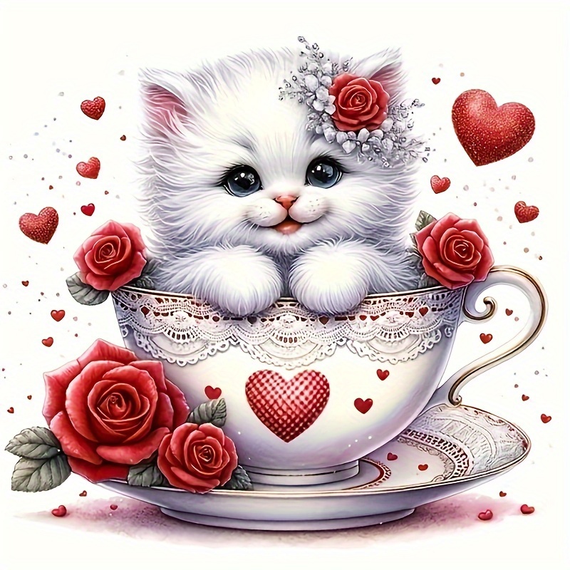 Cat-shaped Diamond Art Painting Kit 5d Diamond Art Set Painting With Diamond Gems, Arts And Crafts For Home Wall Decor
Cat-shaped Diamond Art Painting Kit 5d Diamond Art Set Painting With Diamond Gems, Arts And Crafts For Home Wall Decor