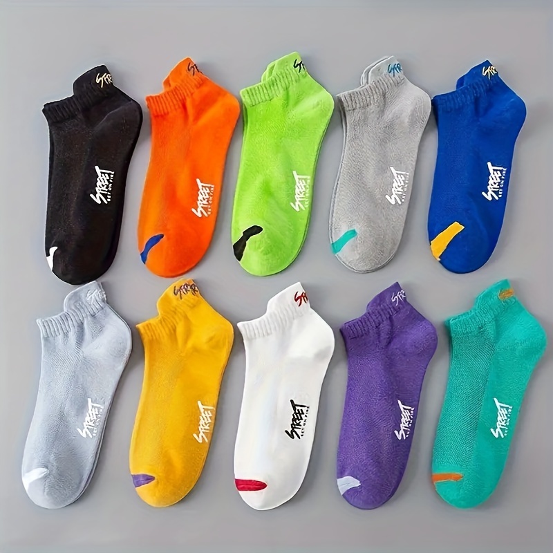 10pcs Men's Breathable Mesh Ankle Socks - Soft, Sweat-wicking & Comfortable For Sports & Outdoor Activities
10pcs Men's Breathable Mesh Ankle Socks - Soft, Sweat-wicking & Comfortable For Sports & Outdoor Activities