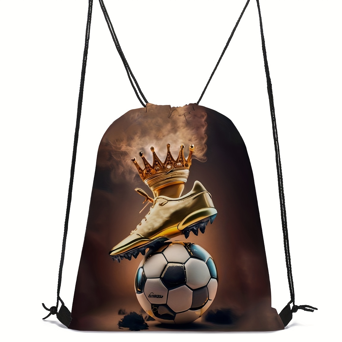 Casual Football And Dinosaur Bundle Pocket Printed Canvas Backpack, Adjustable Drawstring, Polyester, Sport Gym Training Storage Bag, Hand Washable, , Black & Color
Casual Football And Dinosaur Bundle Pocket Printed Canvas Backpack, Adjustable Drawstring, Polyester, Sport Gym Training Storage Bag, Hand Washable, , Black & Color
