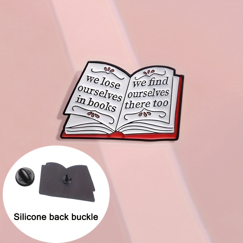 Enamel Brooch Pin, Alloy Cartoon Style Reading Enthusiast Badge, Clip For Hats And Backpacks, Daily And Gift Occasion Accessory, Fits All - 1pc
Enamel Brooch Pin, Alloy Cartoon Style Reading Enthusiast Badge, Clip For Hats And Backpacks, Daily And Gift Occasion Accessory, Fits All - 1pc