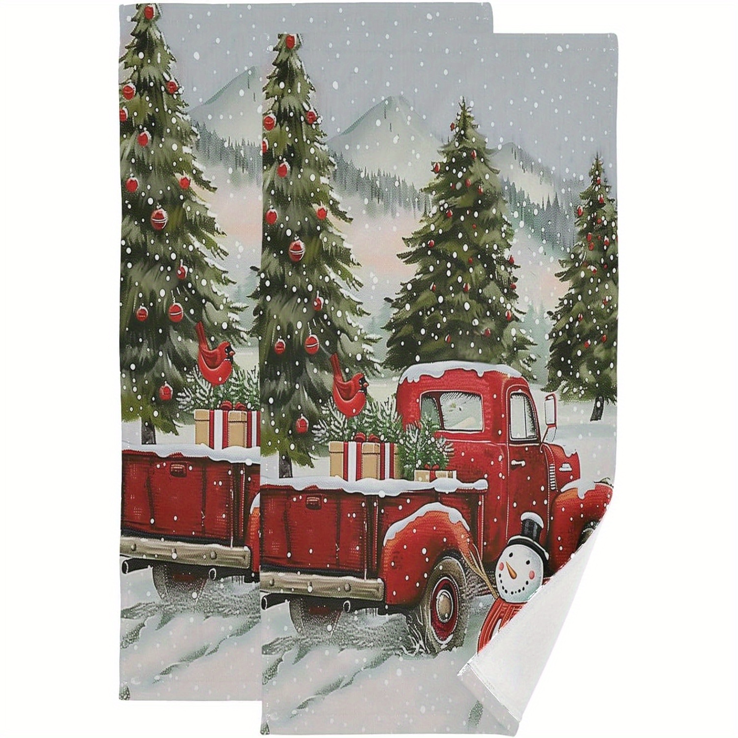 2pcs Christmas Hand Towels - 18x26 Inches, & Snowman Design, Kitchen, Bathroom Decor & Gift Box Set
2pcs Christmas Hand Towels - 18x26 Inches, & Snowman Design, Kitchen, Bathroom Decor & Gift Box Set