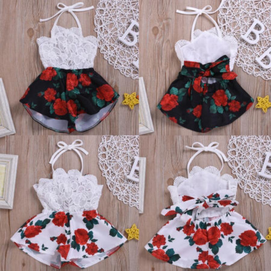 Girl's Floral Romper With Sleeveless Lace Top & Wide-leg Shorts - Stretchy Cotton , Summer, Machine Washable, Outdoor
Girl's Floral Romper With Sleeveless Lace Top & Wide-leg Shorts - Stretchy Cotton , Summer, Machine Washable, Outdoor