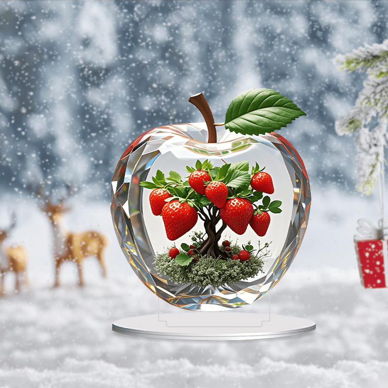 2d Flat Color Printing 2d Acrylic And Strawberry Ornaments - For Christmas And Holiday Decorations, Home And Office Desktop Decoration, Ideal Gift , Best For Christmas
2d Flat Color Printing 2d Acrylic And Strawberry Ornaments - For Christmas And Holiday Decorations, Home And Office Desktop Decoration, Ideal Gift , Best For Christmas
