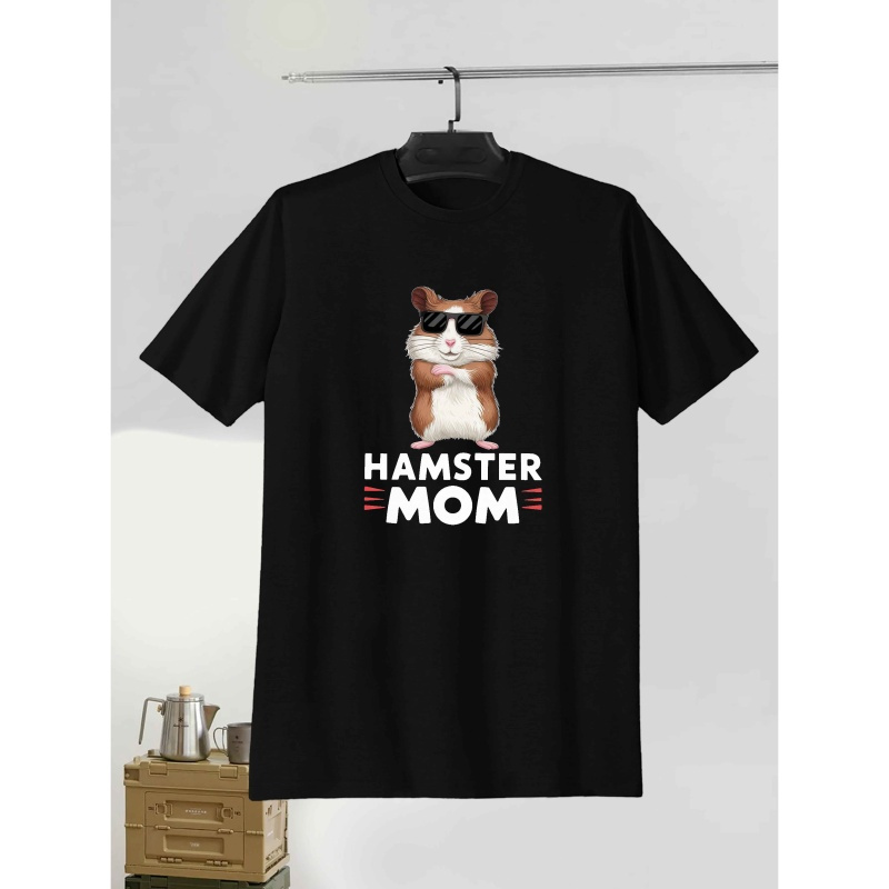 Hamster Mom Graphic Tee For Men - Casual Short Sleeve, Breathable Polyester, Machine Washable - Fashion
Hamster Mom Graphic Tee For Men - Casual Short Sleeve, Breathable Polyester, Machine Washable - Fashion