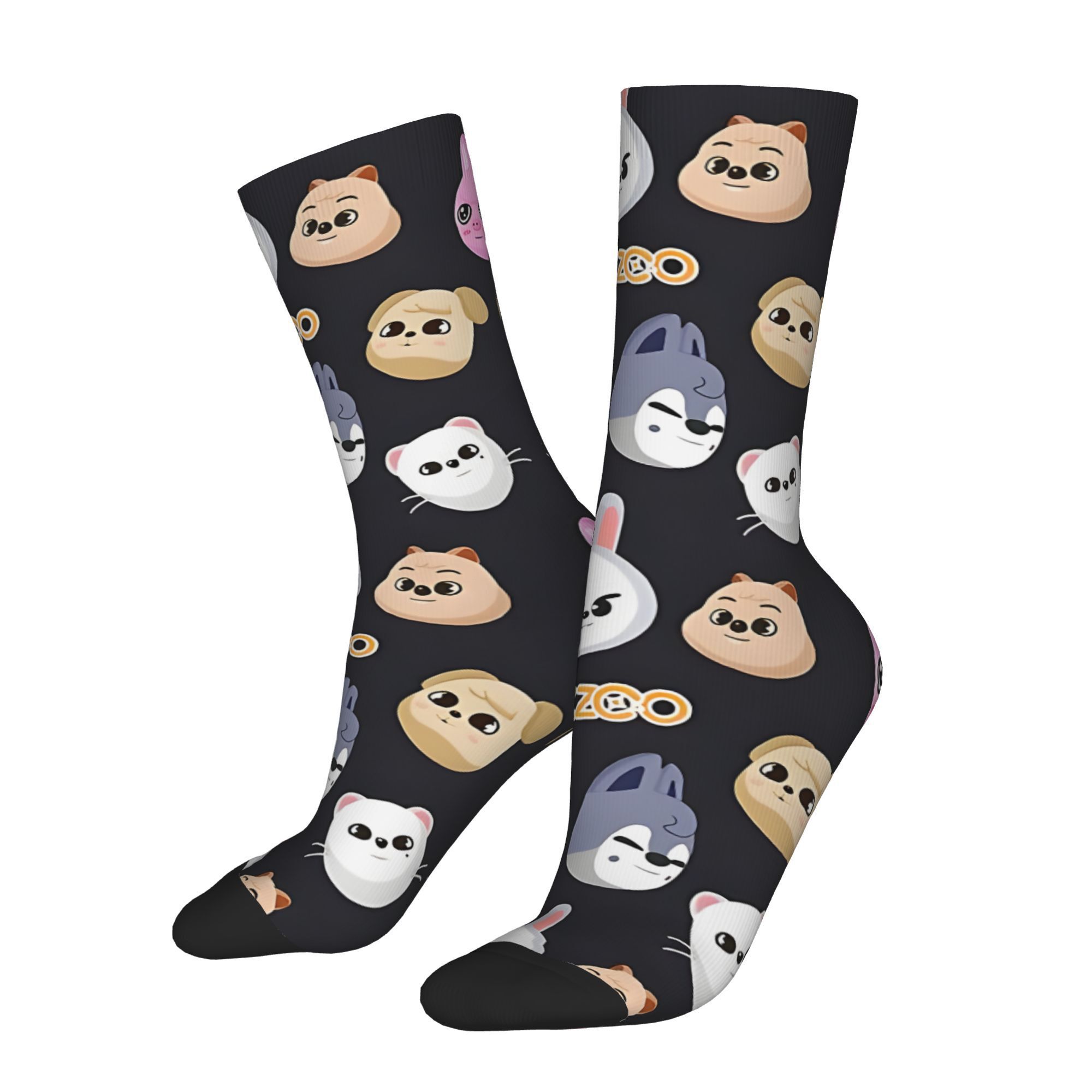 Hip Hop Retro Pattern Socks - Funny, Novelty Crew Socks With Seamless Print, Breathable Polyester
Hip Hop Retro Pattern Socks - Funny, Novelty Crew Socks With Seamless Print, Breathable Polyester