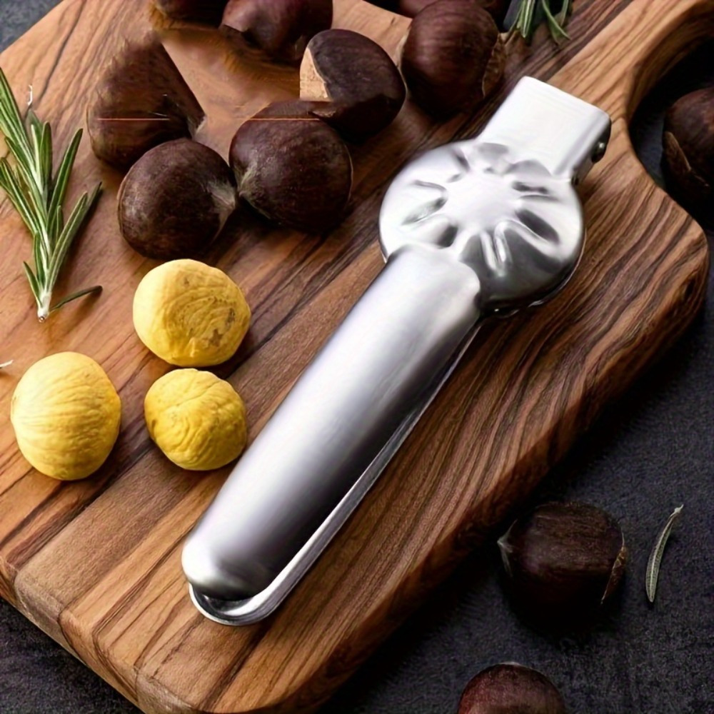 1pc Multifunctional Stainless Steel Cracker - Handheld Peeler, Nut & , Kitchen Gadget
1pc Multifunctional Stainless Steel Cracker - Handheld Peeler, Nut & , Kitchen Gadget