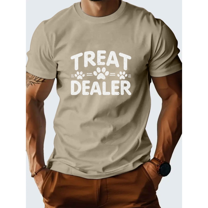 Men's "treat " Graphic Tee - Casual Black Polyester T-shirt With , Short Sleeves & Round Neck For Summer
Men's "treat " Graphic Tee - Casual Black Polyester T-shirt With , Short Sleeves & Round Neck For Summer