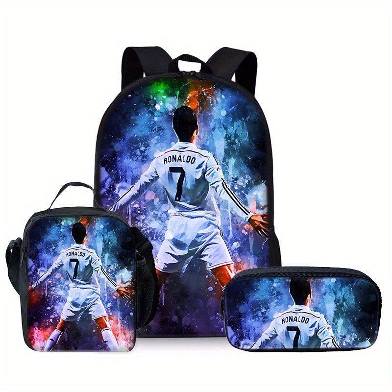 3pcs #7 Print Backpack Set, Fashion Style Pvc Material, Lightweight With Adjustable Straps, Zip Closure, Hand Washable, Unisex
3pcs #7 Print Backpack Set, Fashion Style Pvc Material, Lightweight With Adjustable Straps, Zip Closure, Hand Washable, Unisex