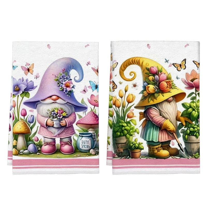 2pcs Towels - 18x26" Soft, Absorbent Polyester Dish Towels With & Floral Designs | Decorative Hand Towels For Kitchen & Bathroom | Machine Washable, Dish Towels For Kitchen
2pcs Towels - 18x26" Soft, Absorbent Polyester Dish Towels With & Floral Designs | Decorative Hand Towels For Kitchen & Bathroom | Machine Washable, Dish Towels For Kitchen