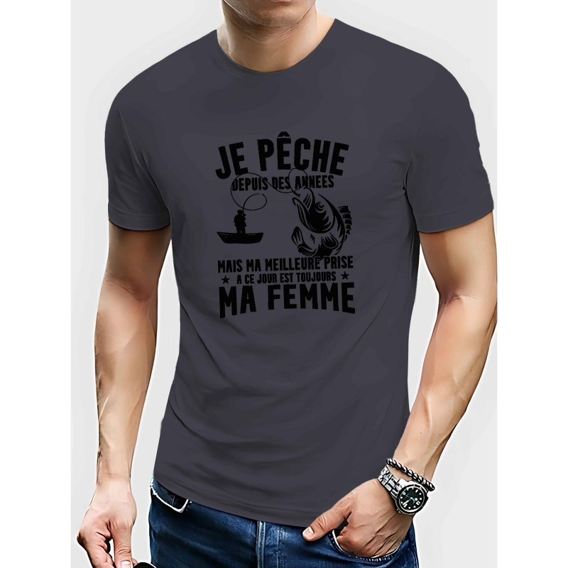 Men's French Sleeve T-shirt - Summer Casual Geometric Pattern, Round Neck, Polyester, Machine Washable
Men's French Sleeve T-shirt - Summer Casual Geometric Pattern, Round Neck, Polyester, Machine Washable